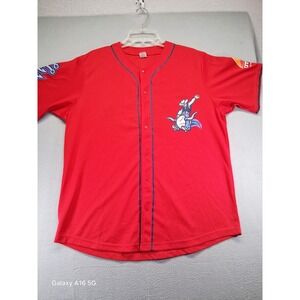 Corpus Christi Hooks Rodeo Jersey L Mens Astros AA Citgo Jersey Red